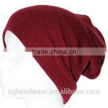new fashion customize knit hat/ knitted hat/ slouch baggy beanie hat