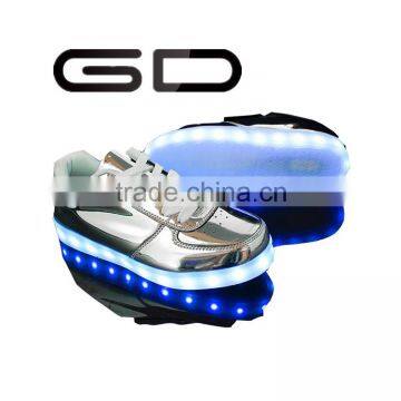 GD new trend sequined leisure led shoes party night lights for shoes