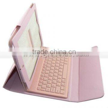 Wireless Bluetooth Keyboard for iPad 2 / 3,Stand Leather Cover Case for iPad 2 / 3