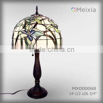 MX000068 wholesale tiffany style stained glass table lamp wedding gift