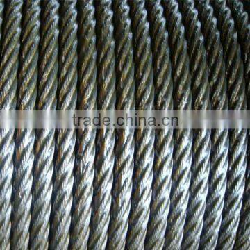 Anping Factory price 8x19S+FC LHRL AISI316 Stainless Steel Wire Rope