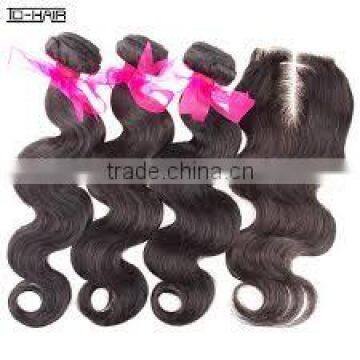 Virgin Brazilian And Indian Hair Piece Extension And Weaves