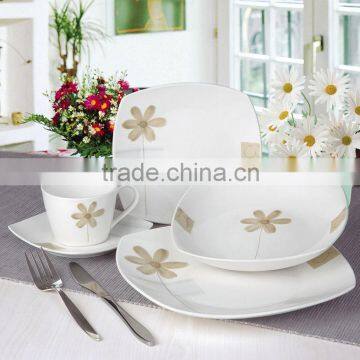 20pcs decal porcelain dinner set