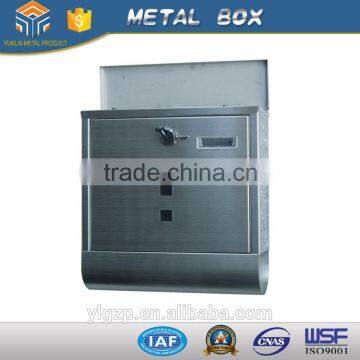 2015 Hot Wholesale Metal Wall Mount Waterproof Letter Box With Mailbox House Number photo-3