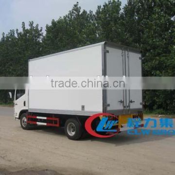 YUEJIN 4X2 china refrigerator van truck for meat and fish