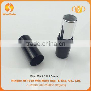 Classic Black Plastic Stick Form Lipstick Tube photo-3