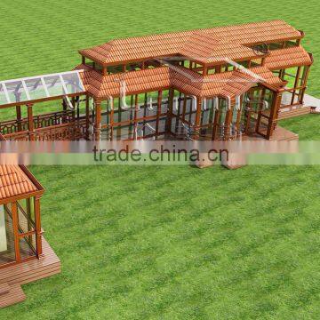 Glass Garden House Sunhouse Apartment from Made in China