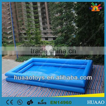 Commercial grade inflatable square swimming pool