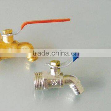 brass bent nozzle ball valve