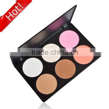 wholesale professional 2 color blusher palette 4 color contour palette