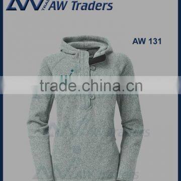 Women fleece hoodie, atterective fleece hoodie