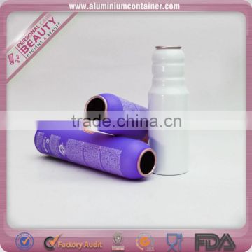 Top Grade Aluminum Cosmetic Refillable Aerosol Spray Can