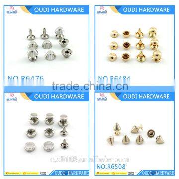 Hot Sale Metal Rivet For Bag Iron Feet Rivet Metal Bag Rivet Press Button