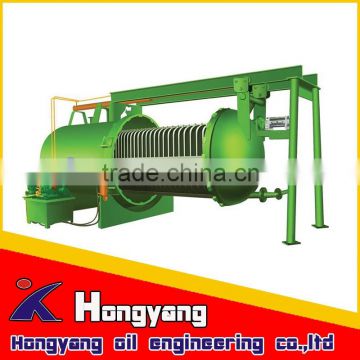 Horizontal leaf oil filter machine