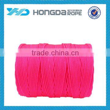 Factory whosale bright color 2.5mm nylon braided cord