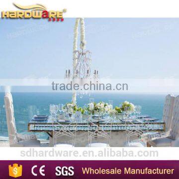 Hotel Crystal Chandelier Table/square Glass Crystal Dining Hotel Table photo-3