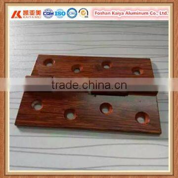 Aluminum Hinge for Door Window Cabinet With Wood Grain Effect photo-2