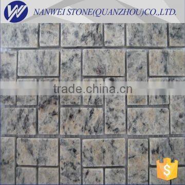 Natural grey color marble mosaic tiles