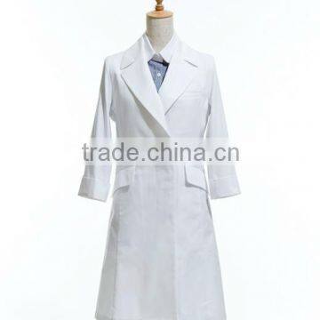 100% cotton white color Doctor uniforms Doctor coat Lab coat