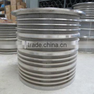 Made of high quality stainless steel paper mill screen basket cylinder