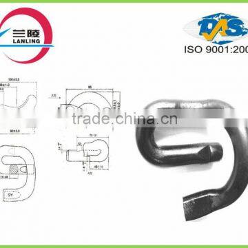 e18 double anti-theft rail spring clip railway fastener