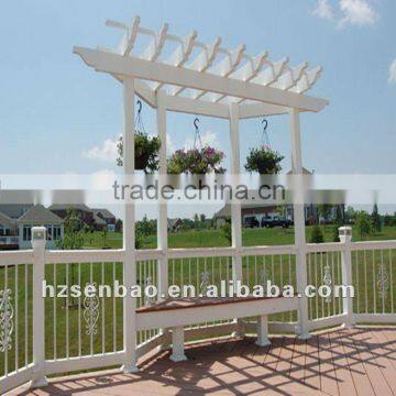 2012 New White WPC Guardrail Column Fence