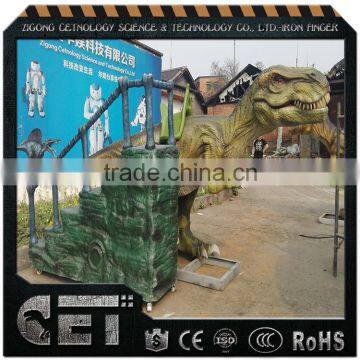 Life Size T-rex Rides Standing Electric Dinosaur Rides Animatronic Dinosaur Amusement Rides photo-6