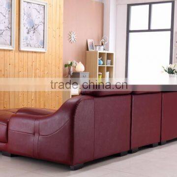 Living Room Leisure Setion Leather Sofa, Comfortable Sofa photo-4