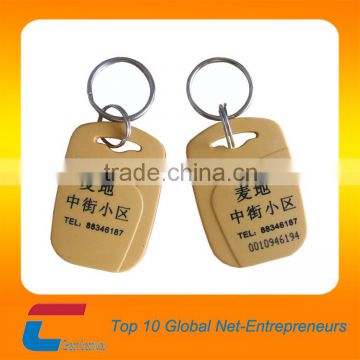 Contaless 13.56MHz RFID Proximity IC Smart Key fob Tag for Door Access Control