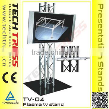 TV04 Plasma TV stand , Portable Aluminum TV Bracket Stand , Diy Plasma TV Stand