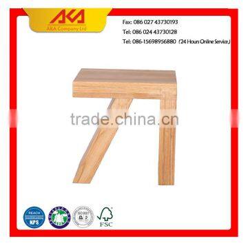 Small Solid wood Stool Natural European Style