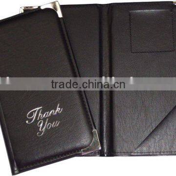 check presenter /PU leather bill folder