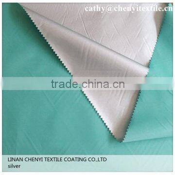 High Quality 100% Polyester Silver Coated Fabric photo-5