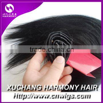 Harmony Factory Wholesale cheap 100% human hair clip in hair extension