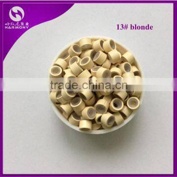 Silicone Beads Micro Link Ring Beads Feather Stick Hair Extensions With Mix-Coloured Beads 1000pcs 4.0mm*2.0mm*2.0mm photo-5