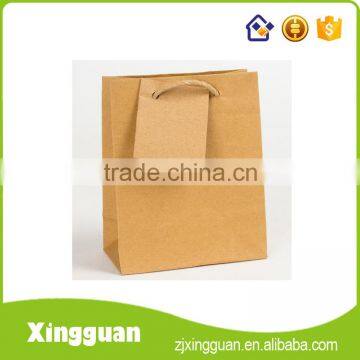 XG-PBG001 new products food white kraft christmas paper bag