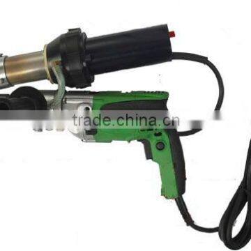Hand-held Plastic extrusion welding gun for HDPE geomembrane install
