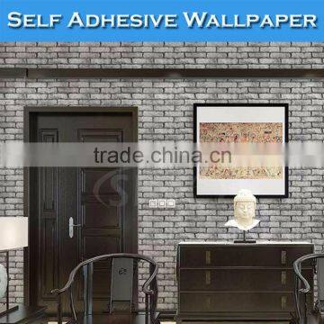 SINO Environment Protection Classic Wall PVC Brick Wallpaper