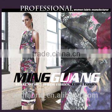 digital print dress cheap organza fabric