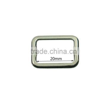 Nickel Plated Small Zinc Alloy Triglide Slides 20mm Strap Slides