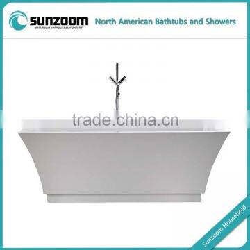 SUNZOOM free standing jetted bathtub,water jet bathtub,clean bathtub