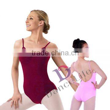 A2034 Wholesale V- Back ballet dance leotards for gym wear