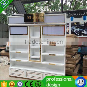 Customized cosmetic shop display furniture/ shelf/ showcase