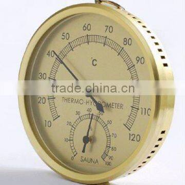 Metal Case Sauna Room Thermometer Hygrometer