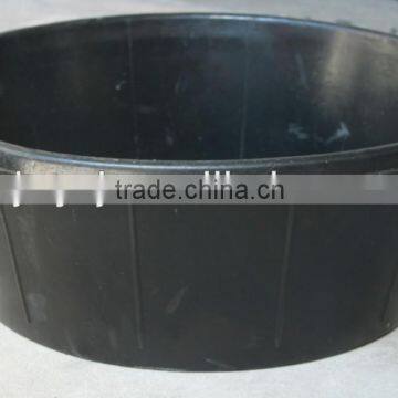 Rubber pan rubber trough round 60L rubber bucket Large rubber tub