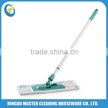 Microfiber cleaning flat mop with telescopic handle