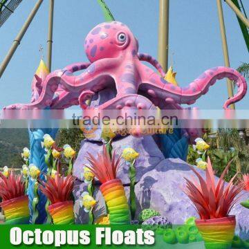 amusement park fiberglass big octopus