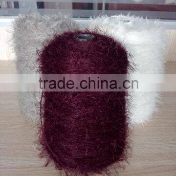 1/6.7Nm 100% nylon feather knitting yarn