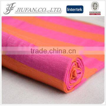 Jiufan Textile Yarn Dyed Slub Jersey Fabric