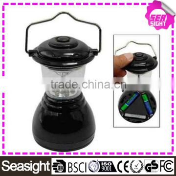 mini Black 6 LED Camping Bivouac Lantern Lamp Torch Portable 6 LED Camping Hiking Tent Lantern Light